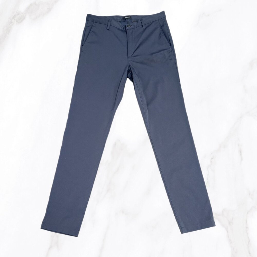 Theory Men's Navy Zaine Ascend Tech Nylon Dress Pants, Size 31 - Picture 2 of 9